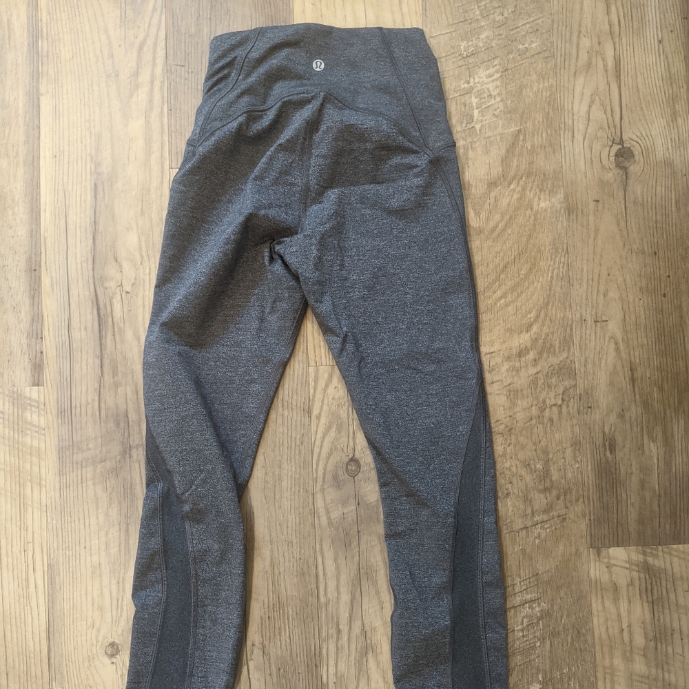 Lululemon Running Leggings Grey Sz 4
